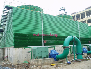 Torre refrigerando industrial de água do quadrado do uso com eficiência elevada