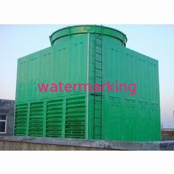 torre de água refrigerando Redondo-dada forma com de baixo nível de ruído, apropriado para o condicionador de ar industrial da água
