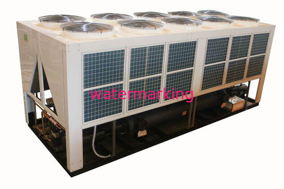 Refrigerador de água de refrigeração do compressor do parafuso do sistema de circuito ar dobro de baixo nível de ruído