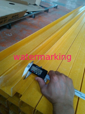 Fogo/material composto resistente ao calor do canal FRP do Pultrusion FRP
